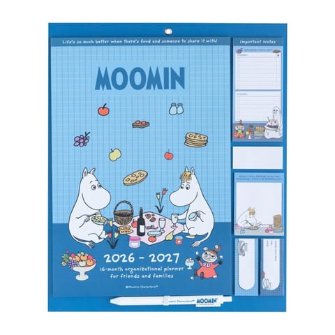 ⁨Muminki - Magnetyczny Kalendarz / Planner miesięczny 2026/2027 (30 x 34 cm)⁩ w sklepie Wasserman.eu