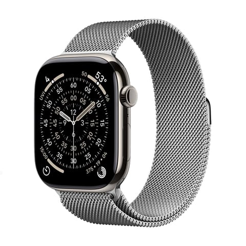 ⁨Crong Milano Steel - Pasek ze stali nierdzewnej do Apple Watch 44/45/46/49 mm (srebrny)⁩ w sklepie Wasserman.eu