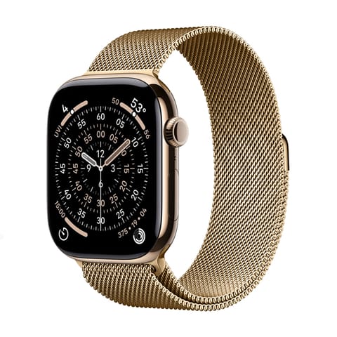 ⁨Crong Milano Steel - Pasek ze stali nierdzewnej do Apple Watch 44/45/46/49 mm (różowe złoto)⁩ w sklepie Wasserman.eu
