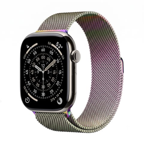 ⁨Crong Milano Steel - Pasek ze stali nierdzewnej do Apple Watch 38/40/41/42 mm (opalizujący)⁩ w sklepie Wasserman.eu