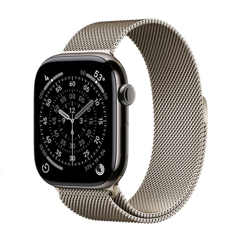 ⁨Crong Milano Steel – Pasek ze stali nierdzewnej do Apple Watch 44/45/46/49 mm (szampański)⁩ w sklepie Wasserman.eu
