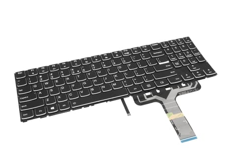 ⁨Klawiatura laptopa do Lenovo Legion Y520-15IKBN - biała (podświetlana)⁩ w sklepie Wasserman.eu