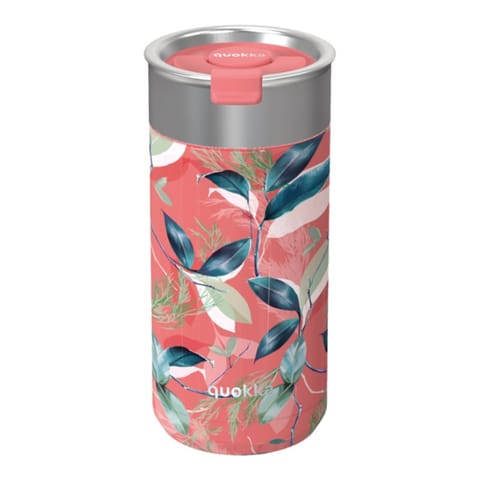 ⁨Quokka Boost Coffee Tumbler - Kubek termiczny ze stali nierdzewnej z zaparzaczem 400 ml (Exotic Pink)⁩ w sklepie Wasserman.eu