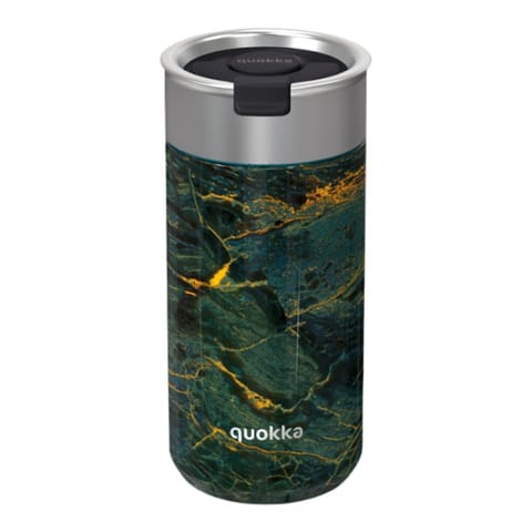 ⁨Quokka Boost Coffee Tumbler - Kubek termiczny ze stali nierdzewnej z zaparzaczem 400 ml (Greenstone)⁩ w sklepie Wasserman.eu
