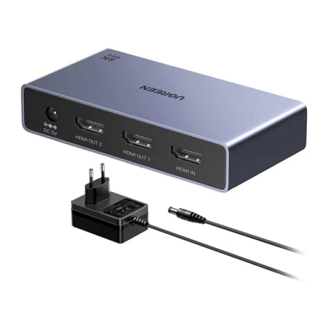 Rozdzielacz HDMI Ugreen CM694 1x2, 8K, 60Hz (czarny) w sklepie Wasserman.eu