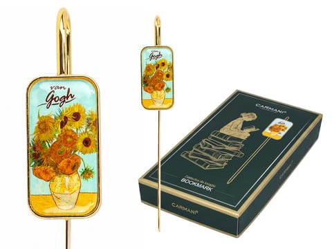 ⁨Zakładka do książki - V. van Gogh, Słoneczniki (CARMANI)⁩ w sklepie Wasserman.eu