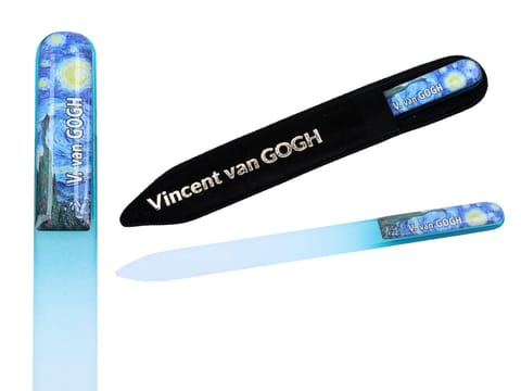 ⁨Szklany pilniczek do paznokci - V. van Gogh, Gwiaździsta noc (CARMANI)⁩ w sklepie Wasserman.eu