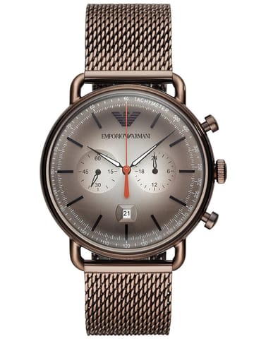 ⁨ZEGAREK MĘSKI EMPORIO ARMANI AR11169 - AVIATOR (zi020i)⁩ w sklepie Wasserman.eu
