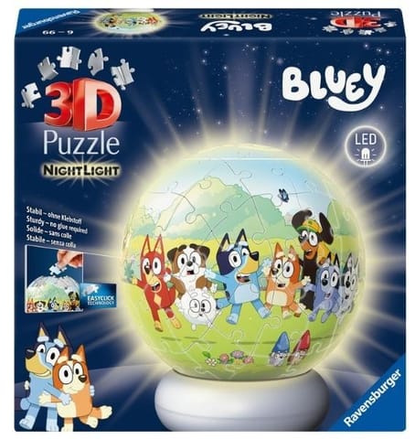 ⁨Puzzle 3D Świecąca Kula: Bluey⁩ w sklepie Wasserman.eu