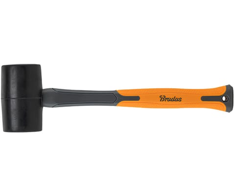 ⁨MŁOTEK GUMOWY DIY-HF6022 220 g BRADAS⁩ w sklepie Wasserman.eu