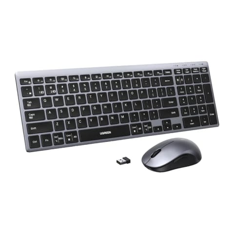 ⁨UGREEN Bezprzewodowy zestaw Klawiatura + Mysz MK552⁩ w sklepie Wasserman.eu