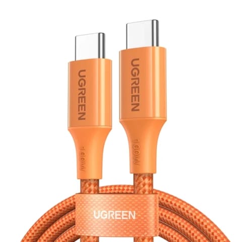 ⁨Kabel USB-C UGREEN L502 PD 5A 1m (pomarańczowy)⁩ w sklepie Wasserman.eu