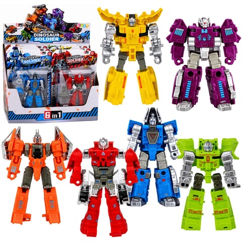 ⁨Robot Dinozaur 2w1 Zmieniający Się Ruchome Elementy Figurka Mix⁩ w sklepie Wasserman.eu