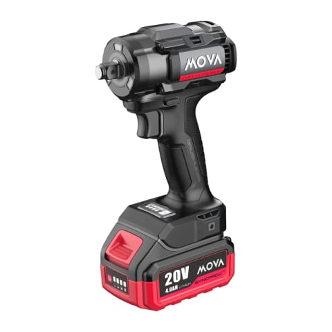 ⁨Klucz udarowy MOVA PW500K 20V 500Nm 1/2"  (bateria i ładowarka w zestawie)⁩ w sklepie Wasserman.eu