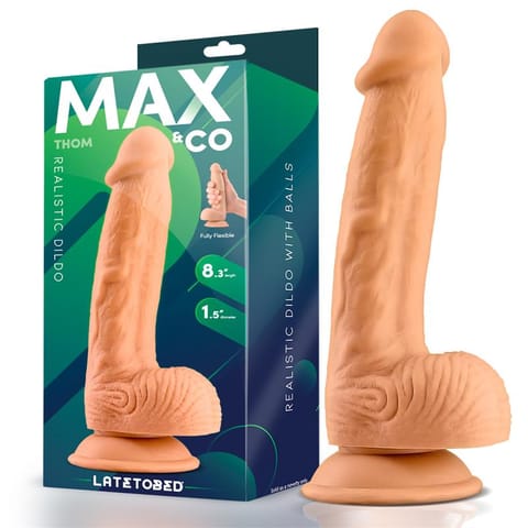 ⁨Thom Realistic Dildo 8.3"Balls and Suction Cup C50⁩ w sklepie Wasserman.eu