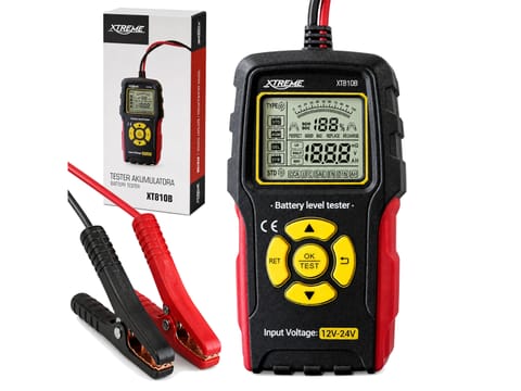 ⁨Tester akumulatorów 12V XT810B⁩ w sklepie Wasserman.eu