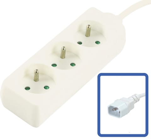⁨MicroConnect 3-way Power Strip French Type⁩ w sklepie Wasserman.eu