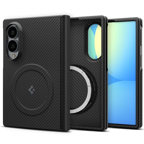 ⁨Spigen Airskin Aramid - Etui do Samsung Galaxy Z Fold 8 (Black)⁩ w sklepie Wasserman.eu