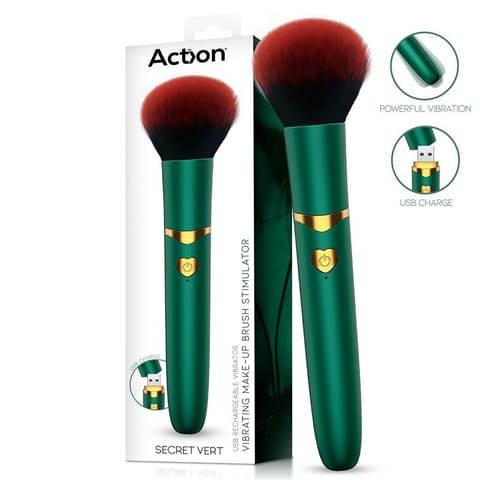 ⁨Secret Vert Vibrating Make-Up Brush⁩ w sklepie Wasserman.eu