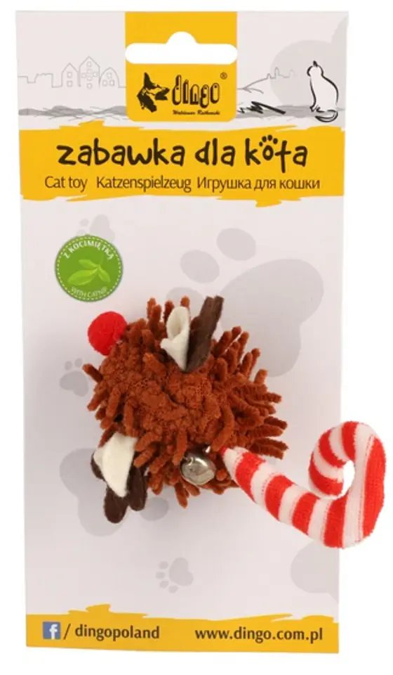 ⁨Dingo Cat Toy - Hedgehog MOP⁩ at Wasserman.eu