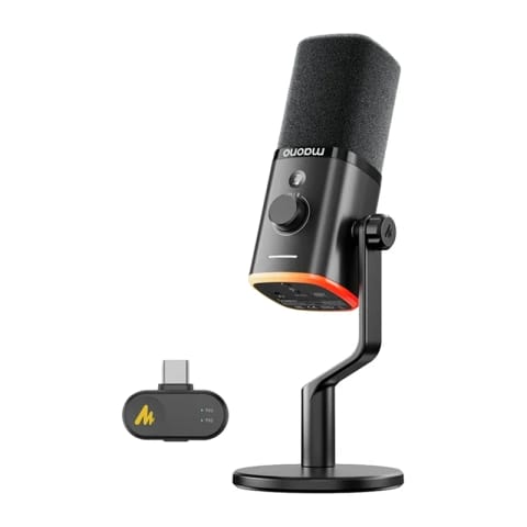 ⁨Mikrofon dynamiczny MAONO PD100W (czarny)⁩ w sklepie Wasserman.eu