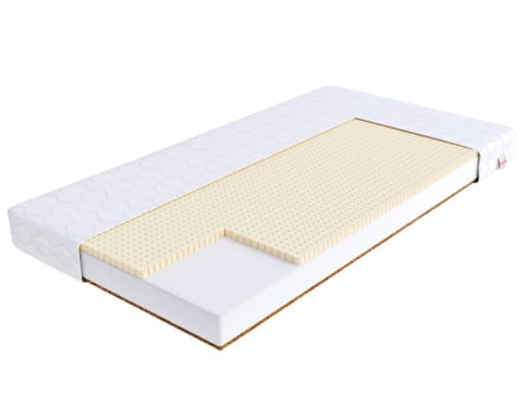 ⁨Materac piankowy PIKOLO 4KIDS Lateks, kokos, pianka, pokrowiec do prania - 70 x 140 - H2 średnio miękki / H4 twardy - 10 cm⁩ w sklepie Wasserman.eu