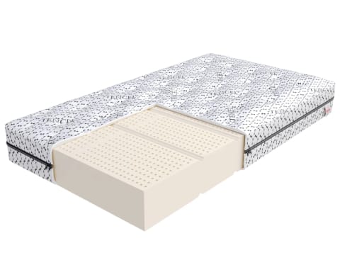 ⁨Materac lateksowy VALORE Lateks perforowany, pokrowiec do prania - 140 x 200 - H2 średnio miękki - 19 cm⁩ w sklepie Wasserman.eu