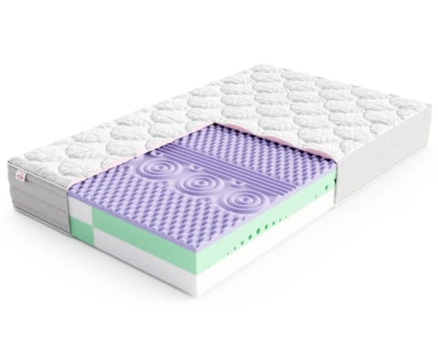 ⁨Materac piankowy AVELLINO Dla par, dwa niezależne rdzenie, pianka memory, pokrowiec do prania - 200 x 220 - 28 cm⁩ w sklepie Wasserman.eu