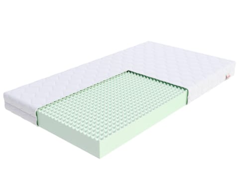 ⁨Materac piankowy EASY 4KIDS pianka poliuretanowa jeż, pokrowiec do prania - 70 x 140 - H3 średnio twardy - 12 cm⁩ w sklepie Wasserman.eu