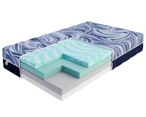 ⁨Materac piankowy DREAMER LUX 4 rodzaje wysokiej jakości pianek, pokrowiec do prania - 200 x 200 - H4 twardy / H3 średnio twardy - 31 cm⁩ w sklepie Wasserman.eu