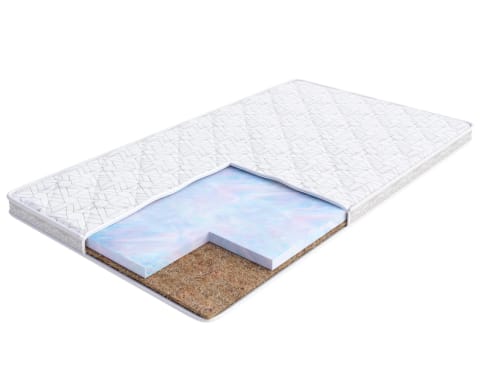 ⁨Nakładka na materac BUBBLE KOKOS Pianka memory, kokos, pokrowiec do prania - 200 x 200 - H2 średnio miękki / H4 twardy - 7 cm⁩ w sklepie Wasserman.eu