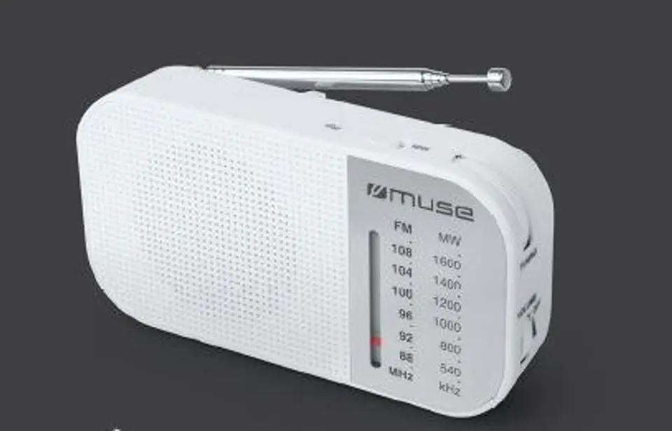 Muse M-025 RW, radio przenośne, biały w sklepie Wasserman.eu