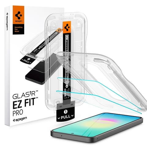 ⁨Spigen GLAS.TR EZ Fit Pro 2-Pack - Szkło hartowane do Samsung Galaxy A27 5G (2 szt)⁩ w sklepie Wasserman.eu