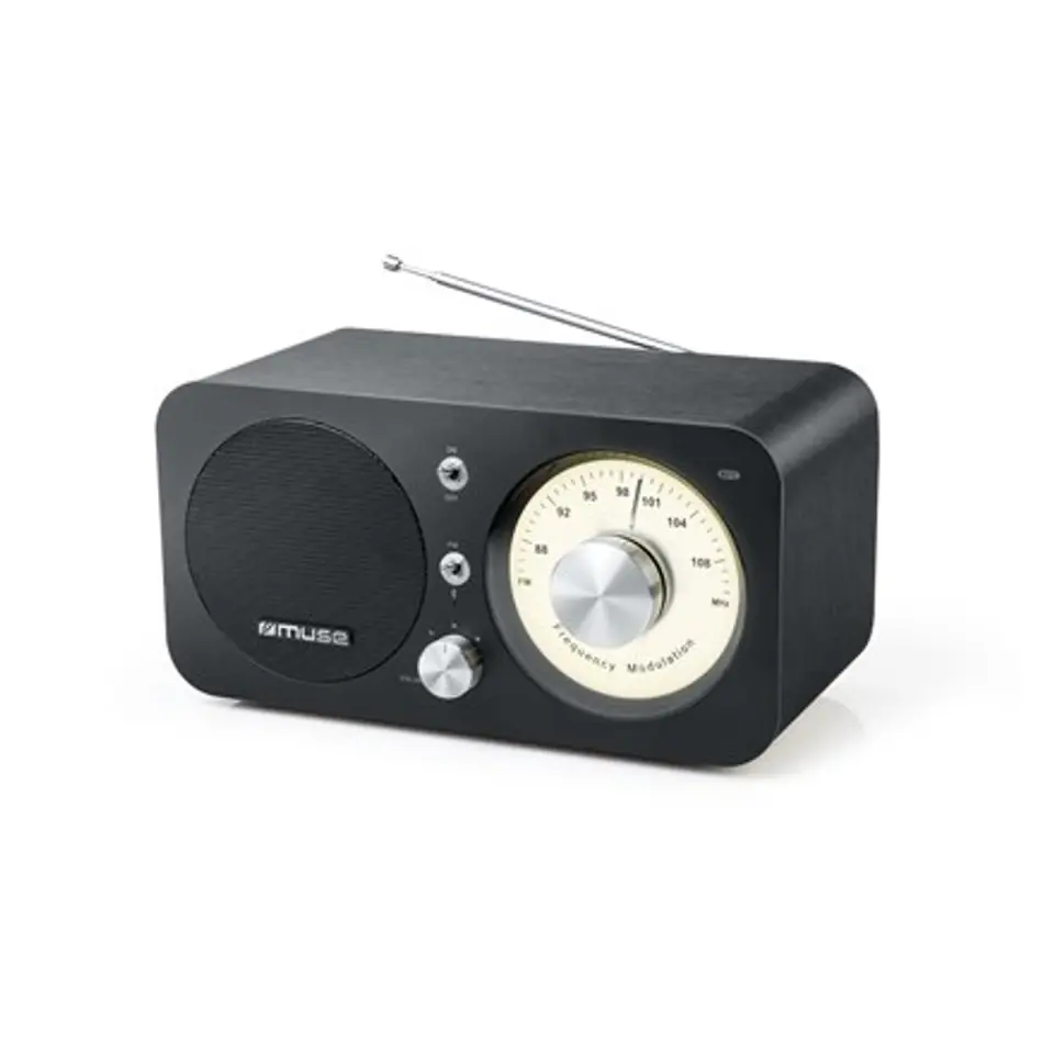 ⁨Muse M-095 BT Radio, Bluetooth/NFC, Portable, Black Muse⁩ at Wasserman.eu