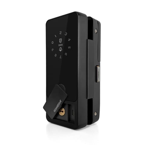 ⁨Elektroniczny Inteligentny Zamek na Drzwi Szklane Tuya Smart Bluetooth⁩ w sklepie Wasserman.eu