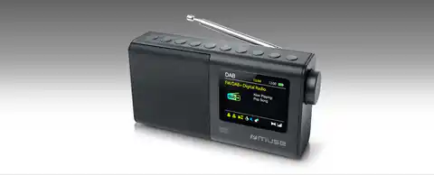 ⁨Muse Portable Radio M-117 DB przenośne, czarne, FM, DAB/DAB+⁩ w sklepie Wasserman.eu