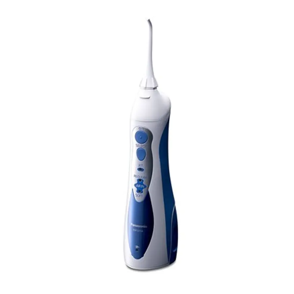 ⁨Panasonic | EW1211W845 | Oral irrigator | Cordless | 130 ml | Number of heads 1 | White/ blue⁩ w sklepie Wasserman.eu