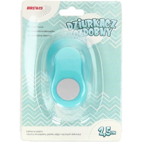 ⁨Dziurkacz ozdobny 2,5 cm KÓŁKO D25-19 BREWIS⁩ w sklepie Wasserman.eu
