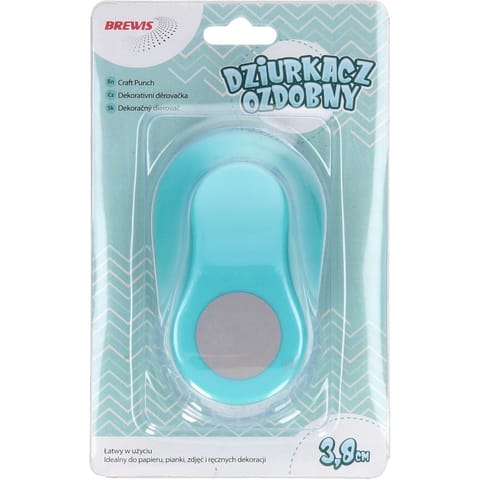 ⁨Dziurkacz ozdobny 3,8 cm KÓŁKO D38-02 BREWIS⁩ w sklepie Wasserman.eu