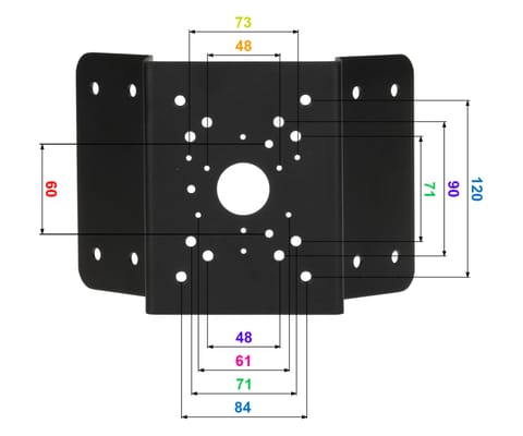 ⁨UCHWYT NAROŻNIKOWY KAMERY STG-PFA151(BLACK) STG⁩ w sklepie Wasserman.eu