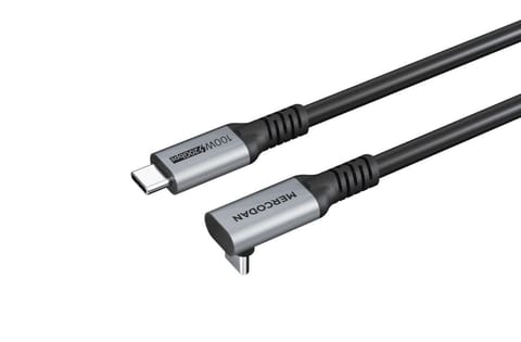⁨Mercodan vinklet 90° USB-C kabel 3,0m,⁩ w sklepie Wasserman.eu