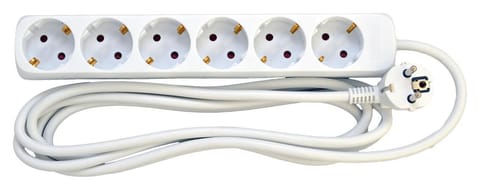 ⁨Mercodan Schuko stikdåse med 6 udtag⁩ w sklepie Wasserman.eu
