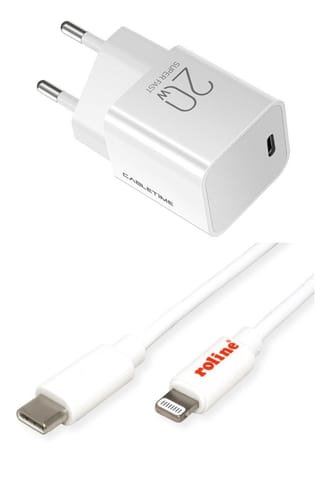 ⁨Mercodan Opladersæt 20W, m. Lightning⁩ w sklepie Wasserman.eu