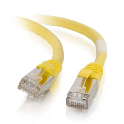 ⁨Mercodan KAT6A S/FTP 0,25m, Gul,⁩ w sklepie Wasserman.eu