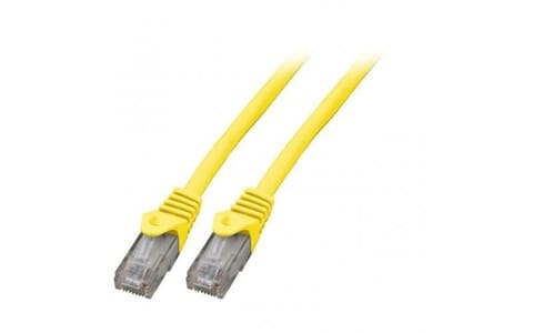 ⁨Mercodan Patchkabel KAT6 UTP, Gul,⁩ w sklepie Wasserman.eu