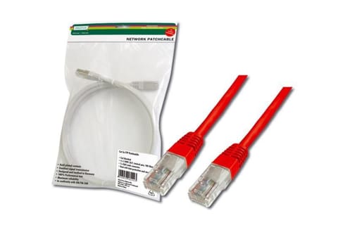 ⁨Mercodan Patchkabel KAT5E 1,5 m UTP⁩ w sklepie Wasserman.eu