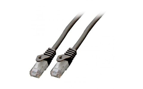 ⁨Mercodan Patchkabel KAT6 UTP, Sort,⁩ w sklepie Wasserman.eu