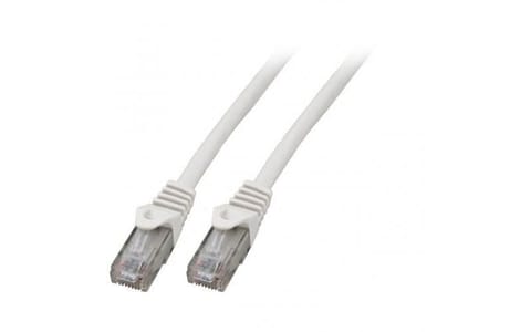 ⁨Mercodan Patchkabel KAT6 UTP, Hvid,⁩ w sklepie Wasserman.eu