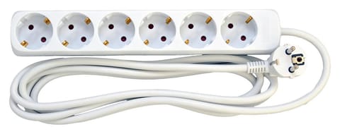 ⁨Mercodan Schuko stikdåse med 6 udtag⁩ w sklepie Wasserman.eu