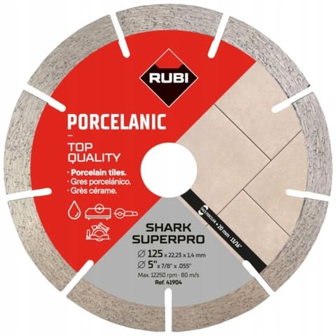 ⁨TARCZA DIAMENTOWA SHARK SUPERPRO BLADE 125⁩ w sklepie Wasserman.eu